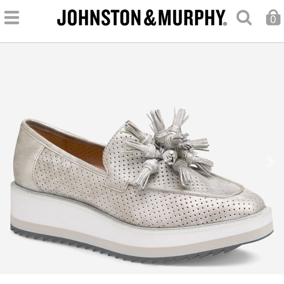 Johnson & Murphy Shoes - Johnson & Murphy NWOT Gracelyn Perfed Tassel Slip-On size 7.5